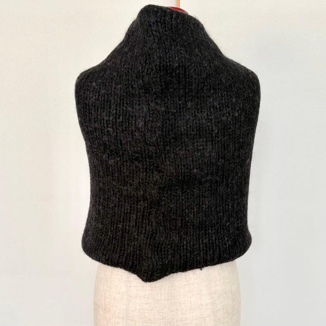 ANN DEMEULEMEESTER アンドゥムルメステール リブニットスヌード