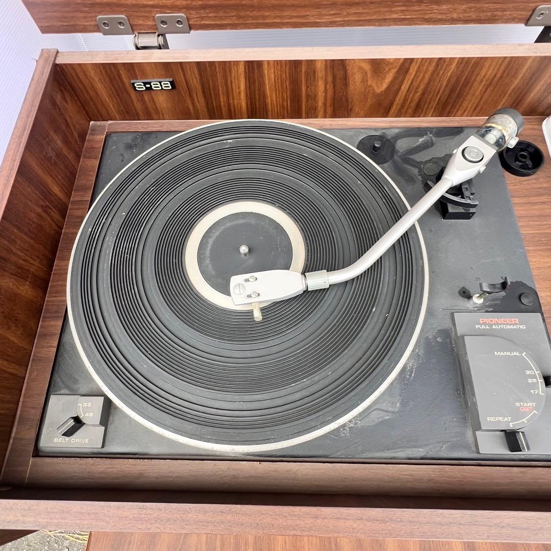Pioneer S-88 アンプ レコード リモコン無し　年代物 本体　家電