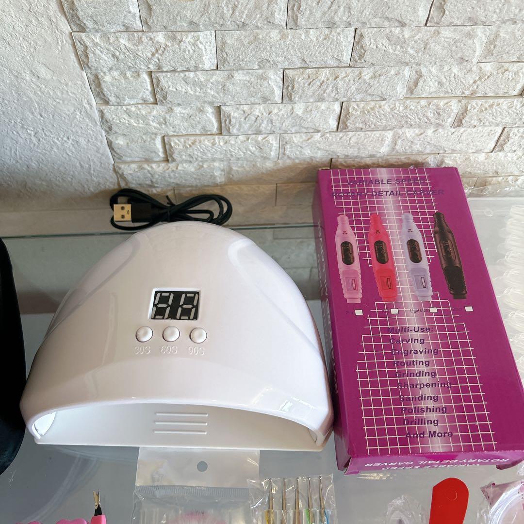 ネイル用品 まとめ売り UV/LEDライト ネイルファイル ネイルブラシ