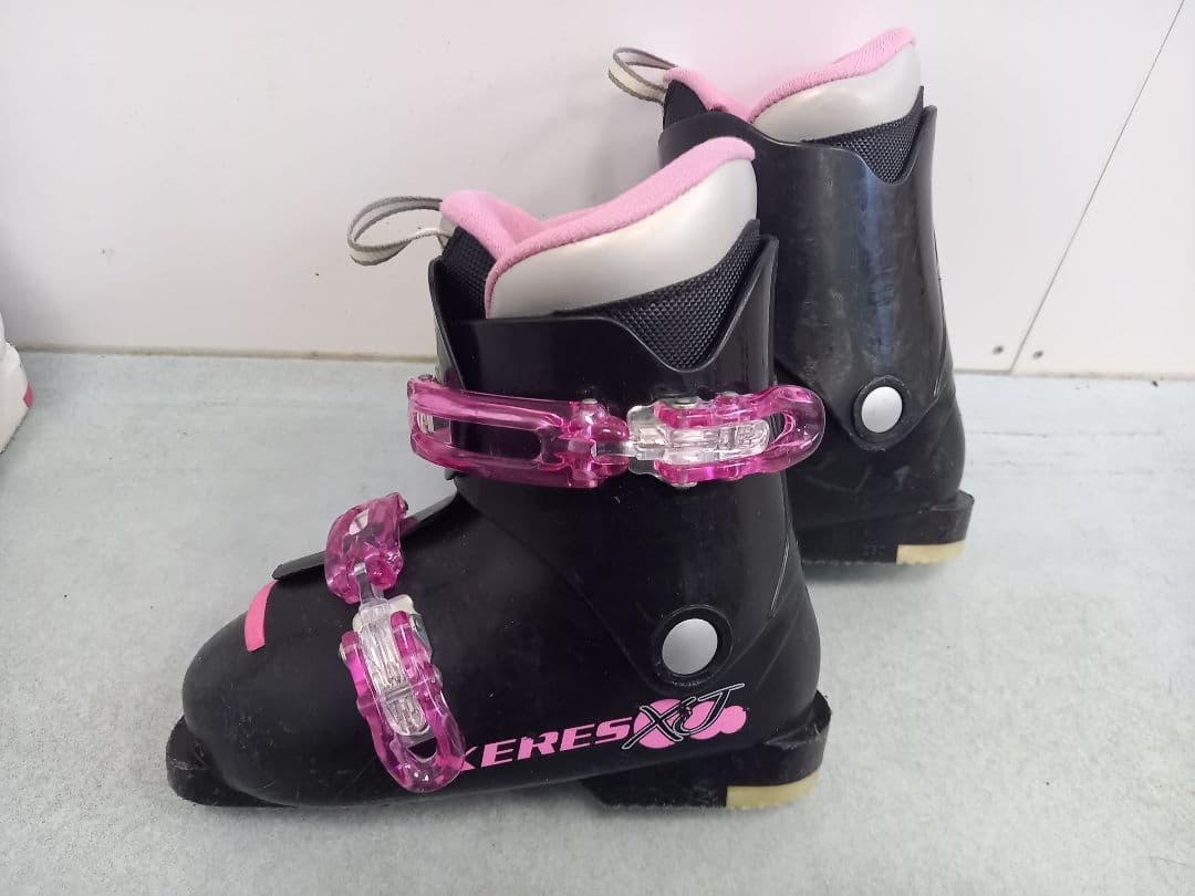 ROXY ジュニアスキーセット 板120cm ブーツ白19～20cm.黒21cm