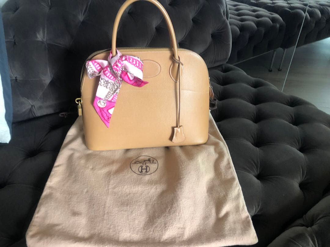 HERMES★ボリード★31センチ　キャメル★エルメスバッグボリード