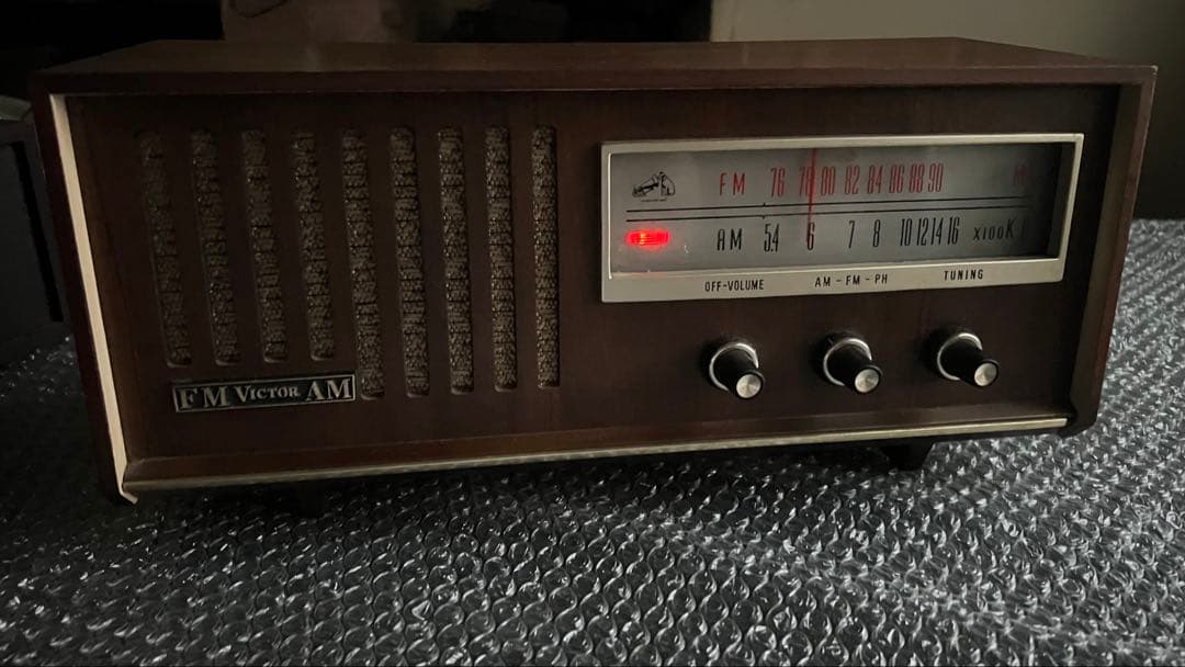 【美品】ビクターF-221　真空管ラジオ