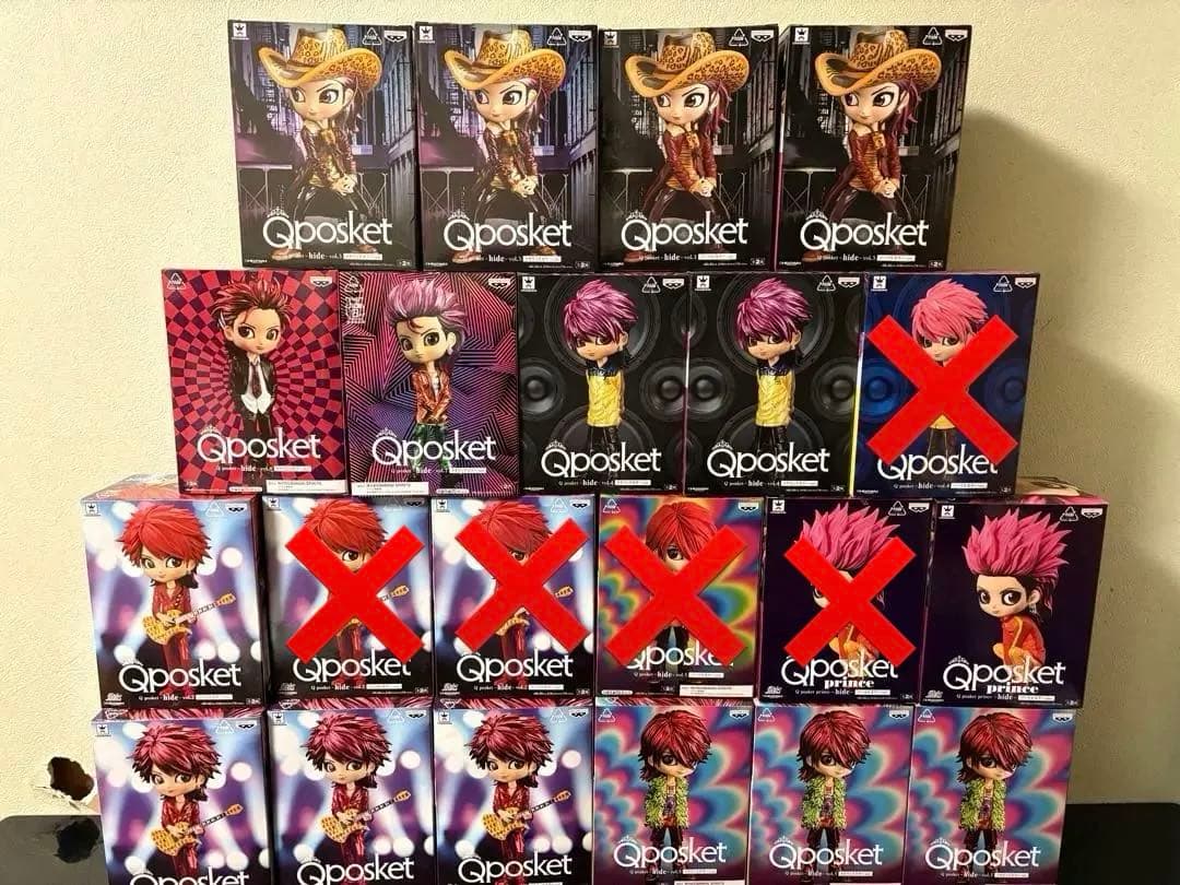 hideフィギュア　Q-posket 16個