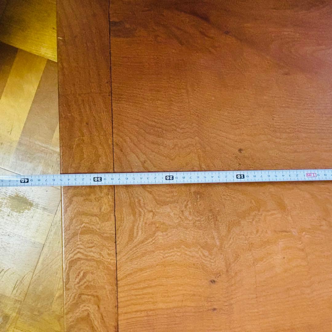 最終お値下げ❣️木製シンプル座卓 天板ひび割れあり