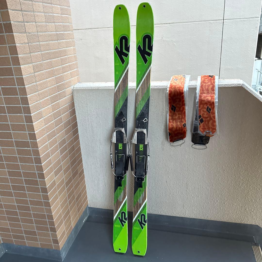 テレマークスキー　k2 WAY BACK88 シール付き