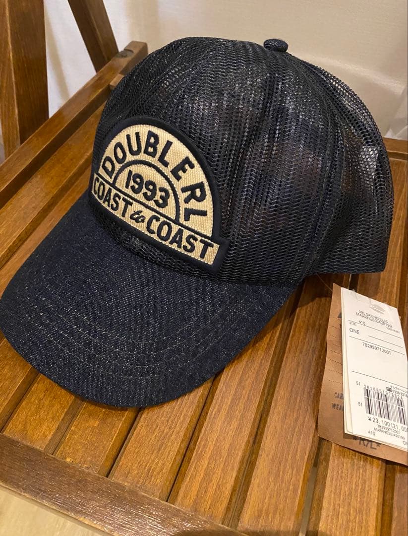 新品RRLデニムメッシュ トラッカー キャップ ダブルアールエル ロンハーマン