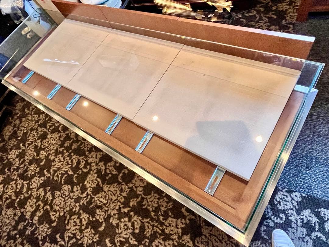★☆ スライド式 ガラスショーケース 鍵付 ☆★