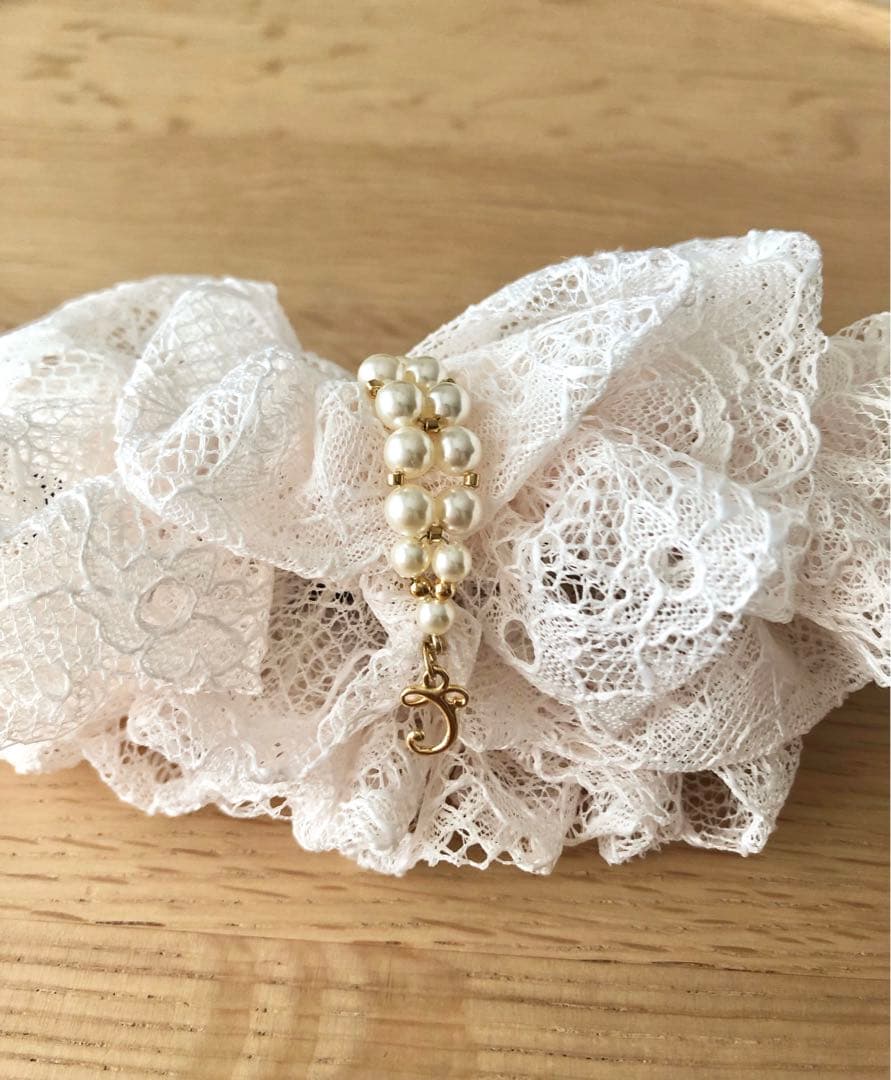 Complex Biz コンプレックスビズ レース　バナナクリップ　ホワイト