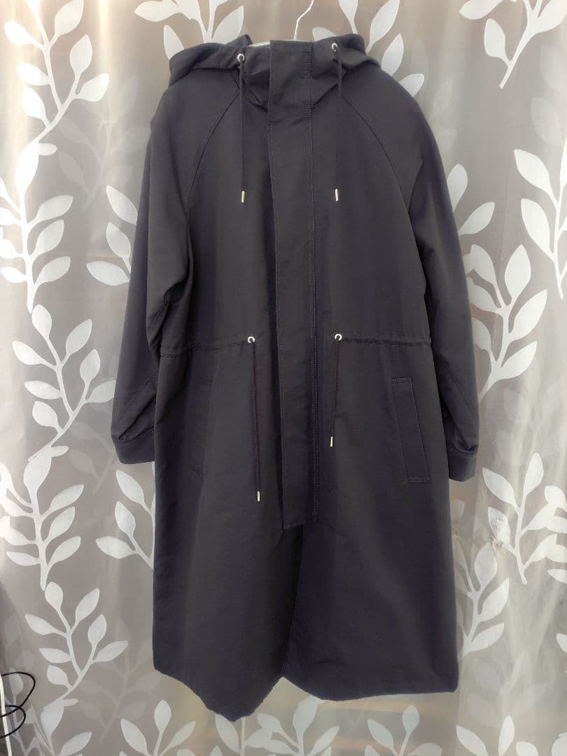 未使用品★ジャーナルスタンダード★グログランフードコート★黒★S