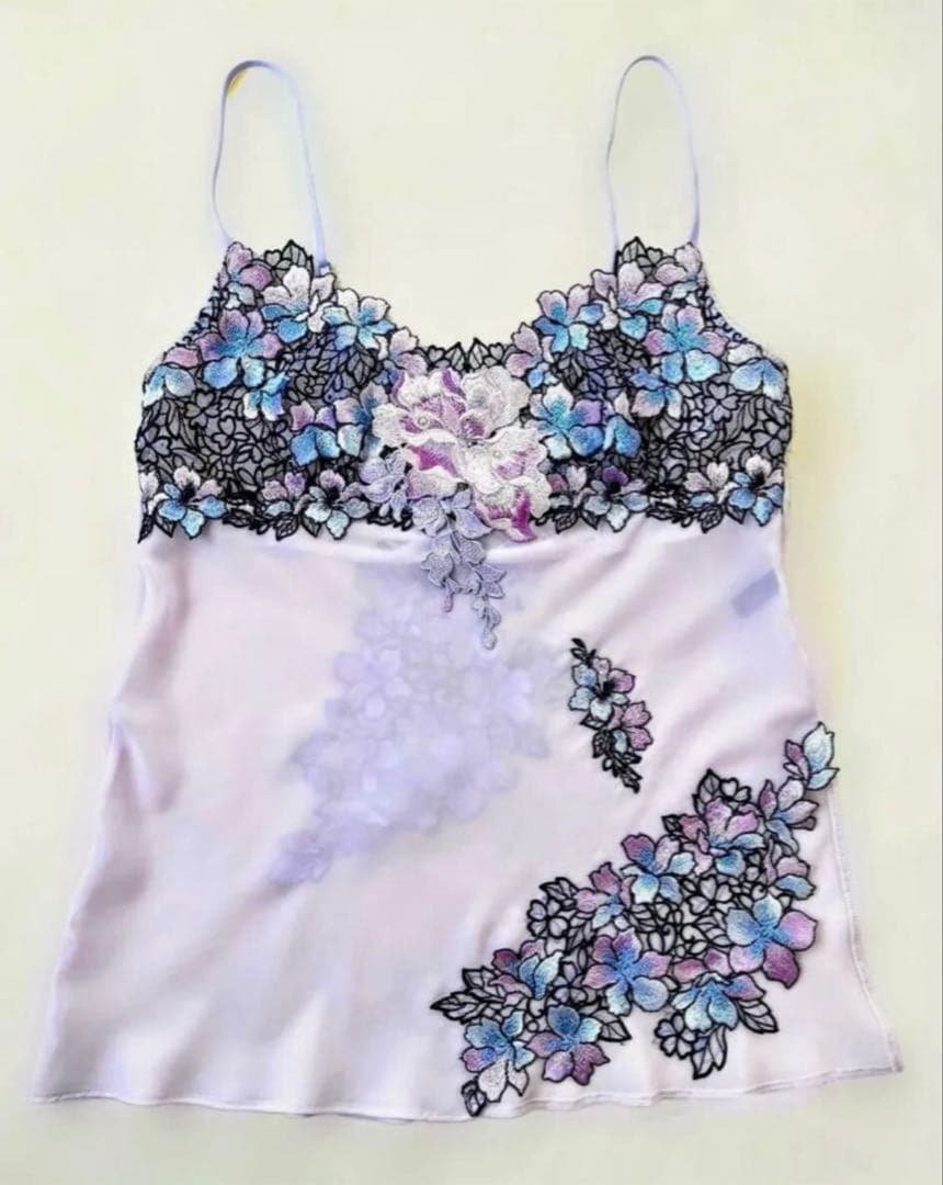 サルート 89g店舗限定 キャミソール Lあさきゆめみし 源氏物語 Wacoal