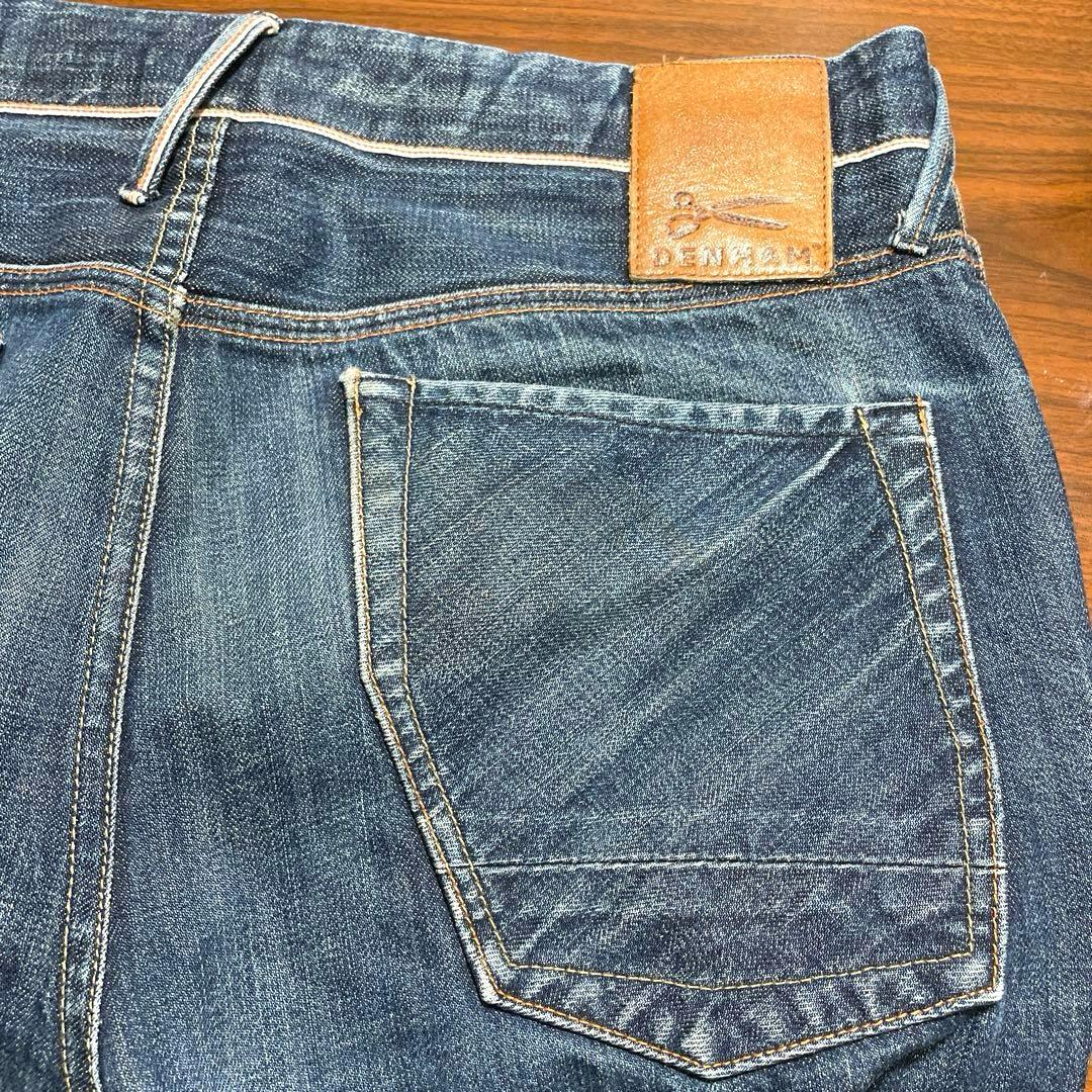 【希少】DENHAM×SHIPS別注CUTTER 赤耳　ストレートW32