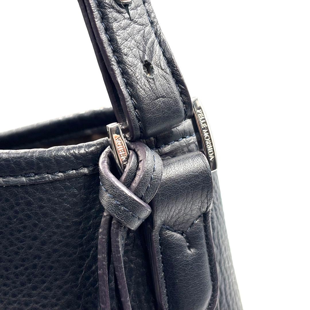 PELLE MORBIDA ペッレモルビダ　ショルダーバッグ　エディターズバッグ