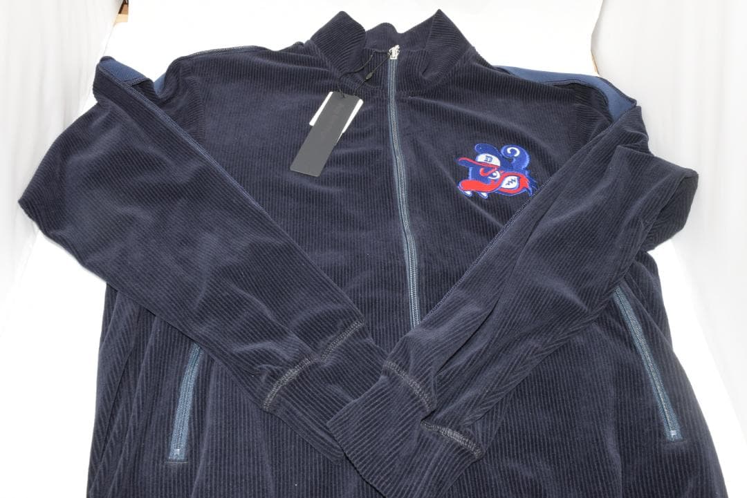 新品☆ダンスウィズドラゴン WOODYコーデュロイ ジャージ☆黒☆XLサイズ