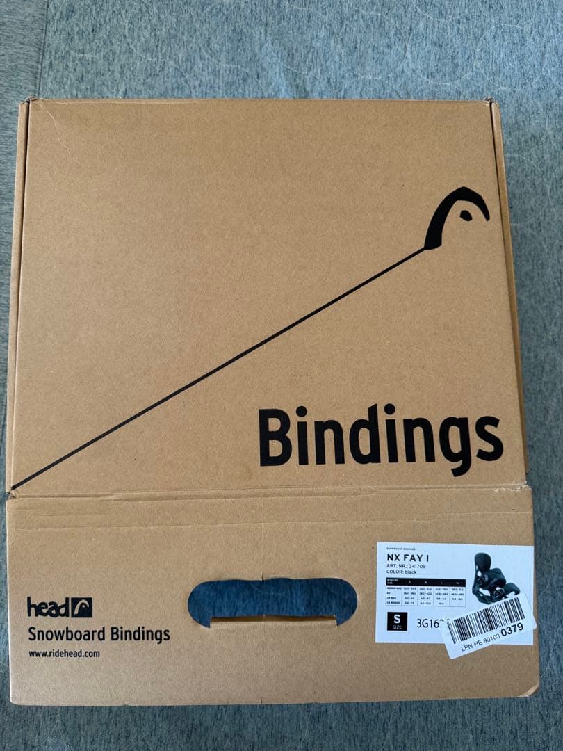 HEAD NX FAY I ビンディング Sサイズ ブラック