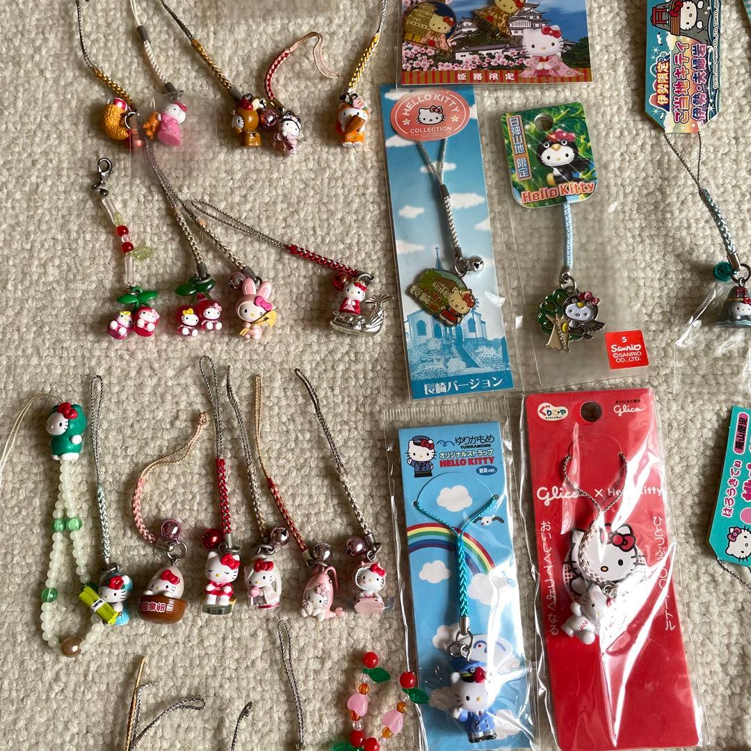 ハローキティ ご当地キティ ストラップ 根付 チャーム　ペン　200個