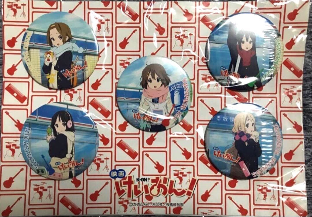 【ローソン・HMV限定】映画 けいおん！ 缶バッジ セット