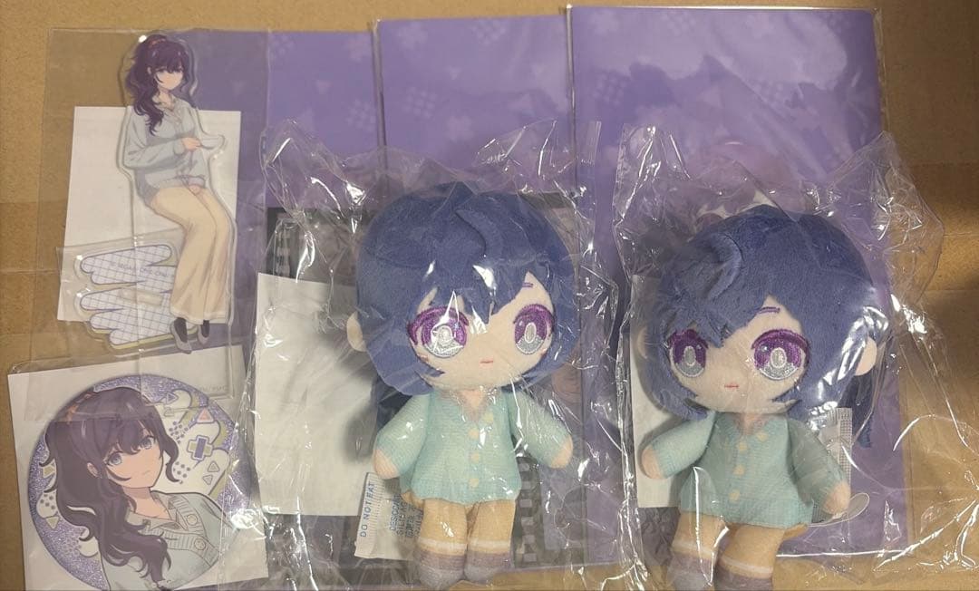 プロセカ　朝比奈まふゆ　はぴこれ　アクリルスタンド　アクスタ　ぬいぐるみ