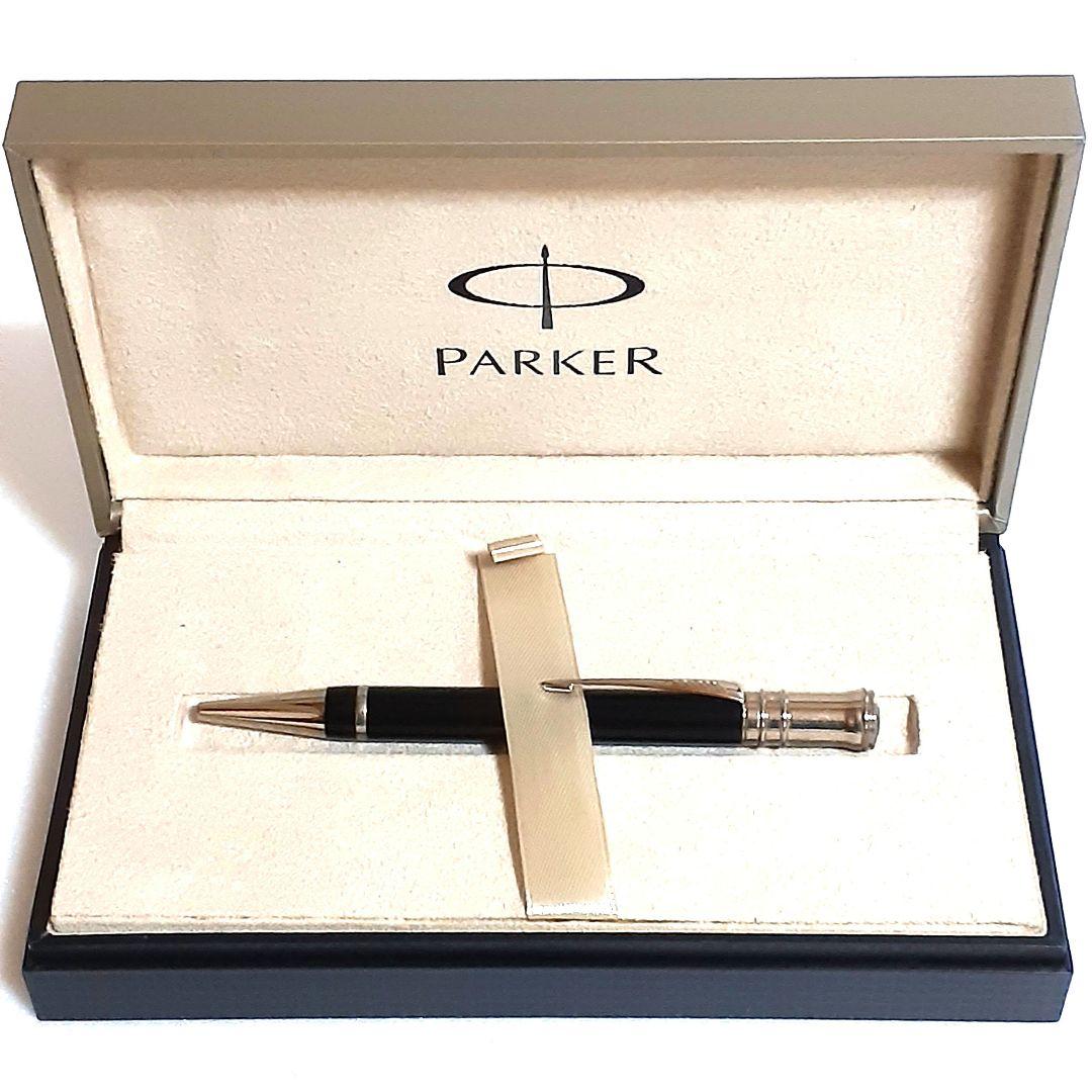 パーカー DUOFOLD デュオフォールド ブラックPT ツイスト ボールペン