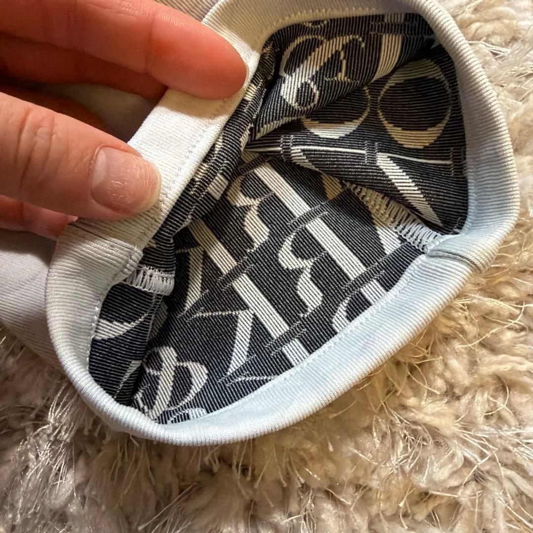 MARK&LONA マークアンドロナ ストレッチ パンツ ロゴ総柄グレー50