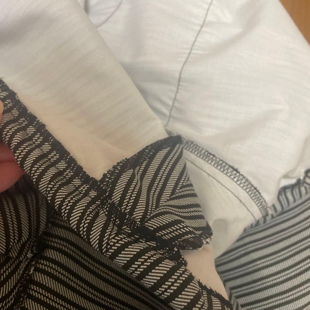 フラメンコ衣装　マーメイド　赤ブラウス七分とマーメイドファルダ　M