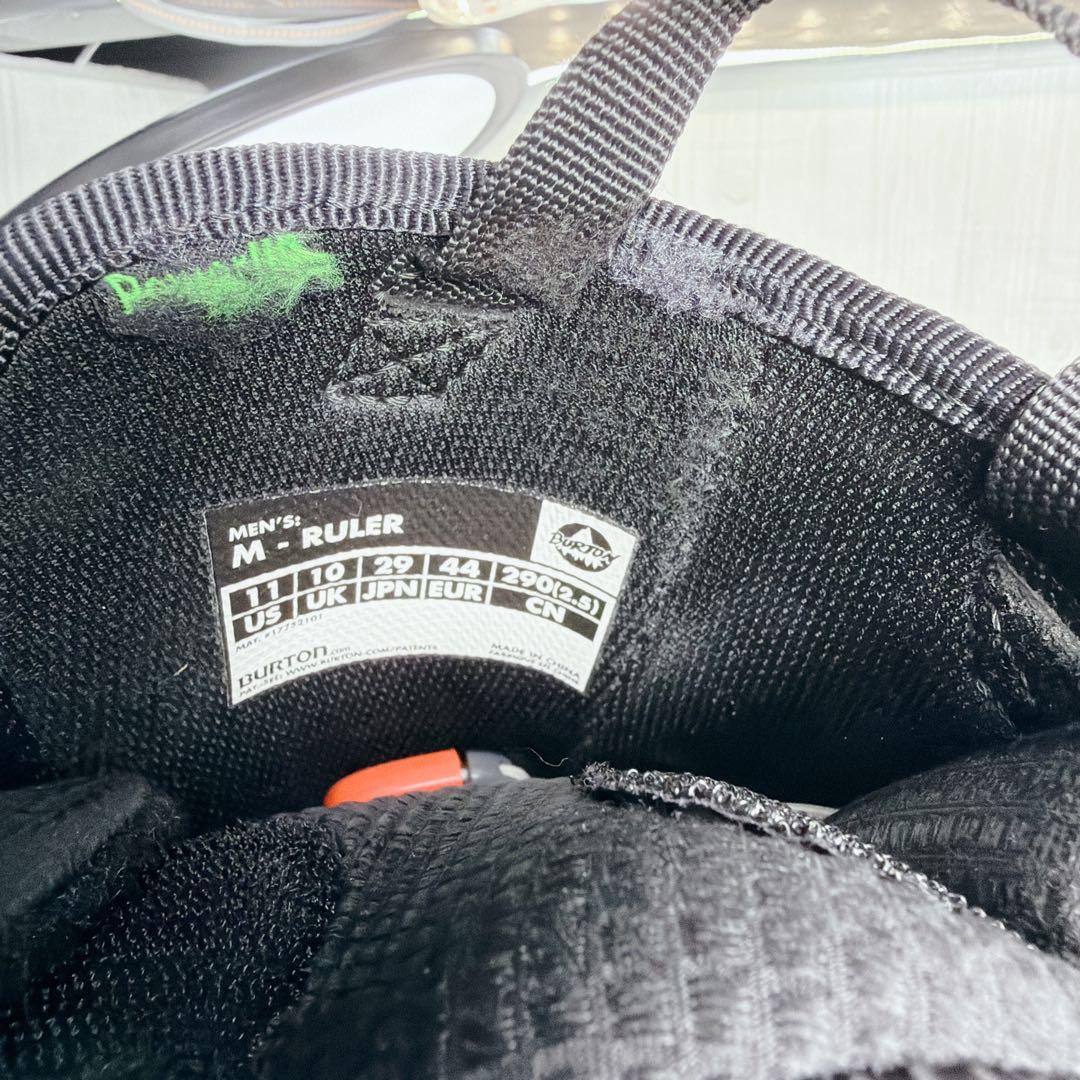 美品　BURTON M-RULER スノーボードブーツ ブラック　29cm
