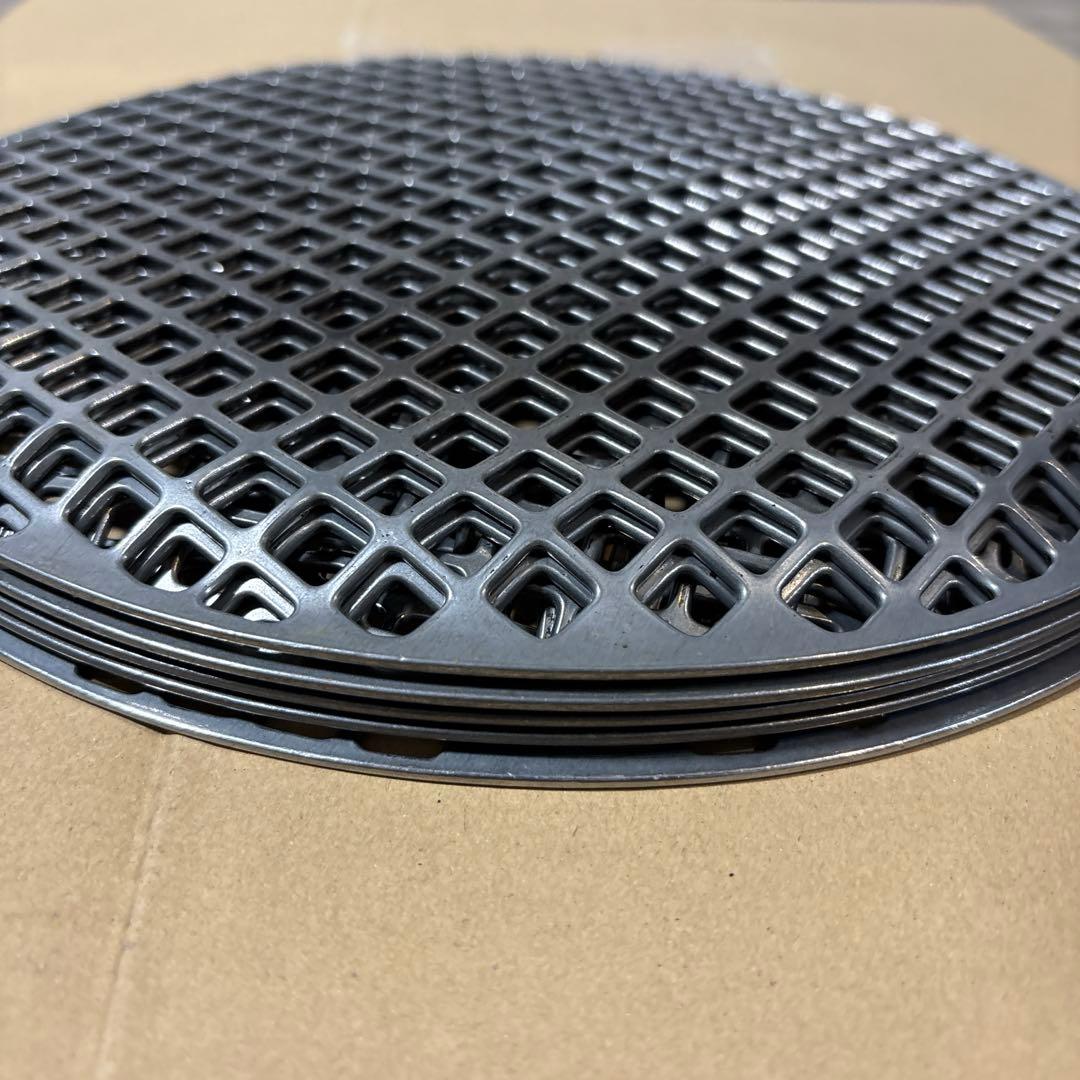 【中古】シンポ 平網 28cm ５枚セット