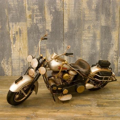 要問い合せ♥️ヴィンテージ風♥️本物そっくり　バイク　置物　ブリキ　乗り物