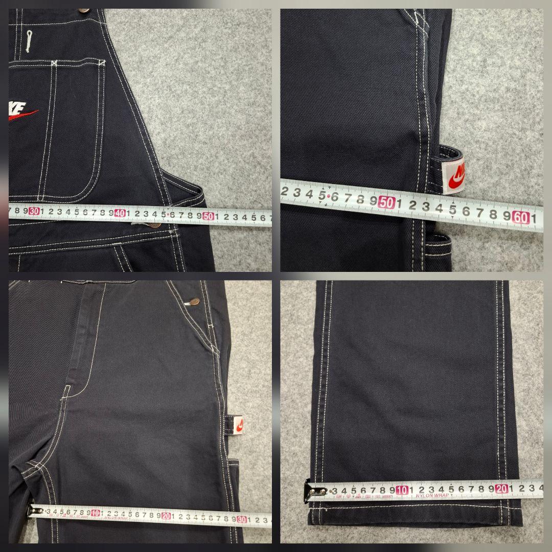 18AW Supreme NIKE Cotton Twill Overalls黒