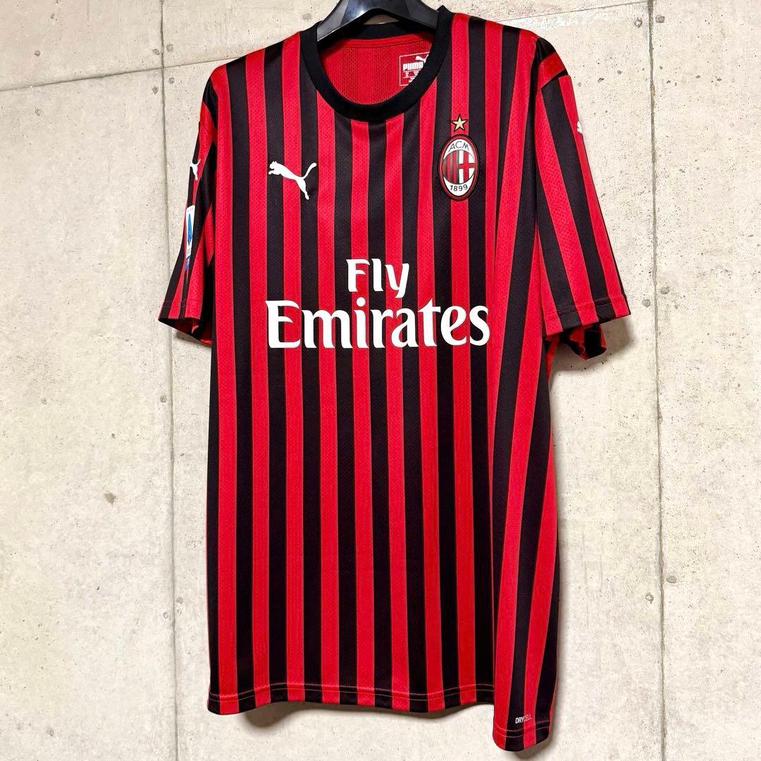 【美品！】19/20 ACミラン ♯21 イブラヒモヴィッチ【XLサイズ】ホーム