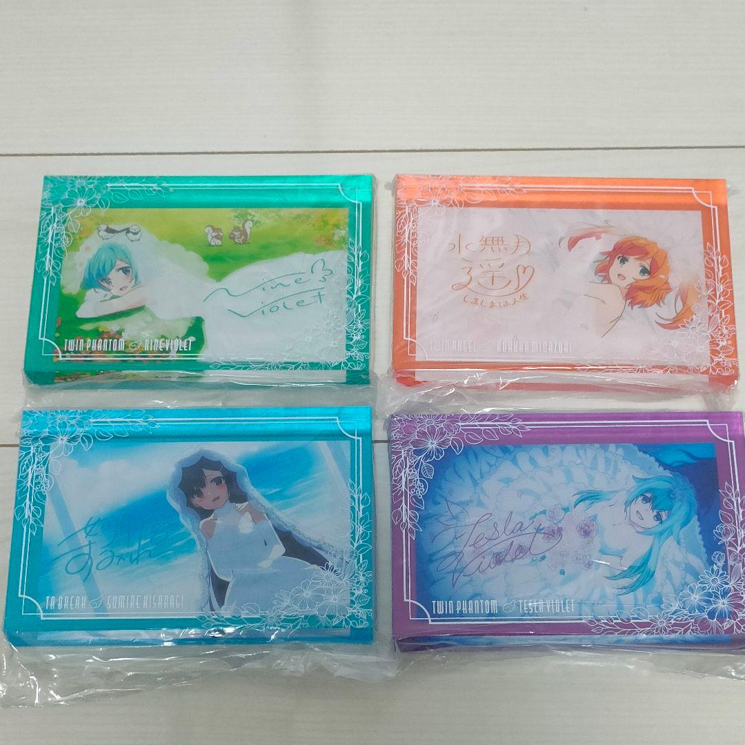 【未開封】ツインエンジェル　あつあつアクリルブロック　4点セット