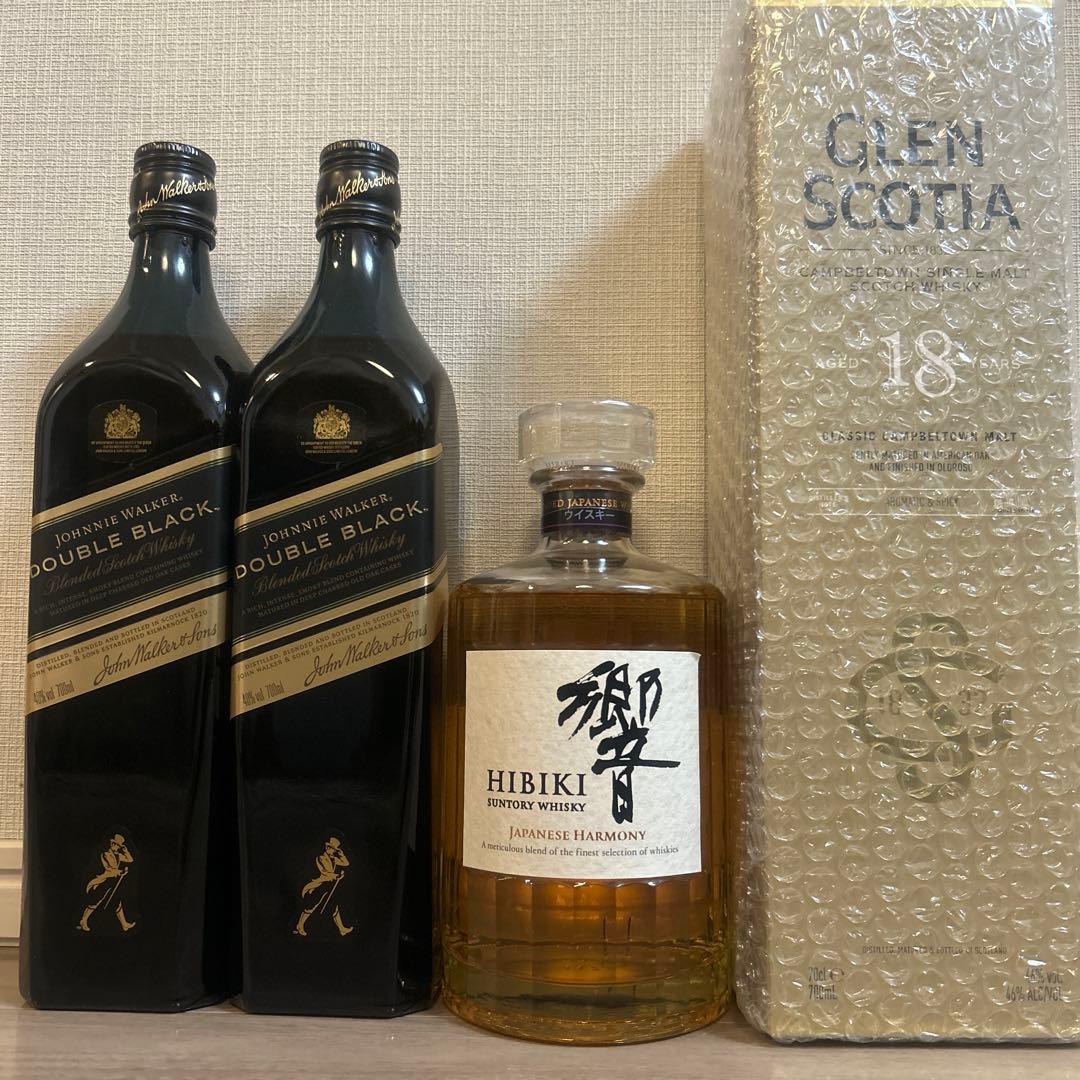 無*印様 響JH グレンスコシア18年　ジョニーウォーカーDB×2 ウィスキー4