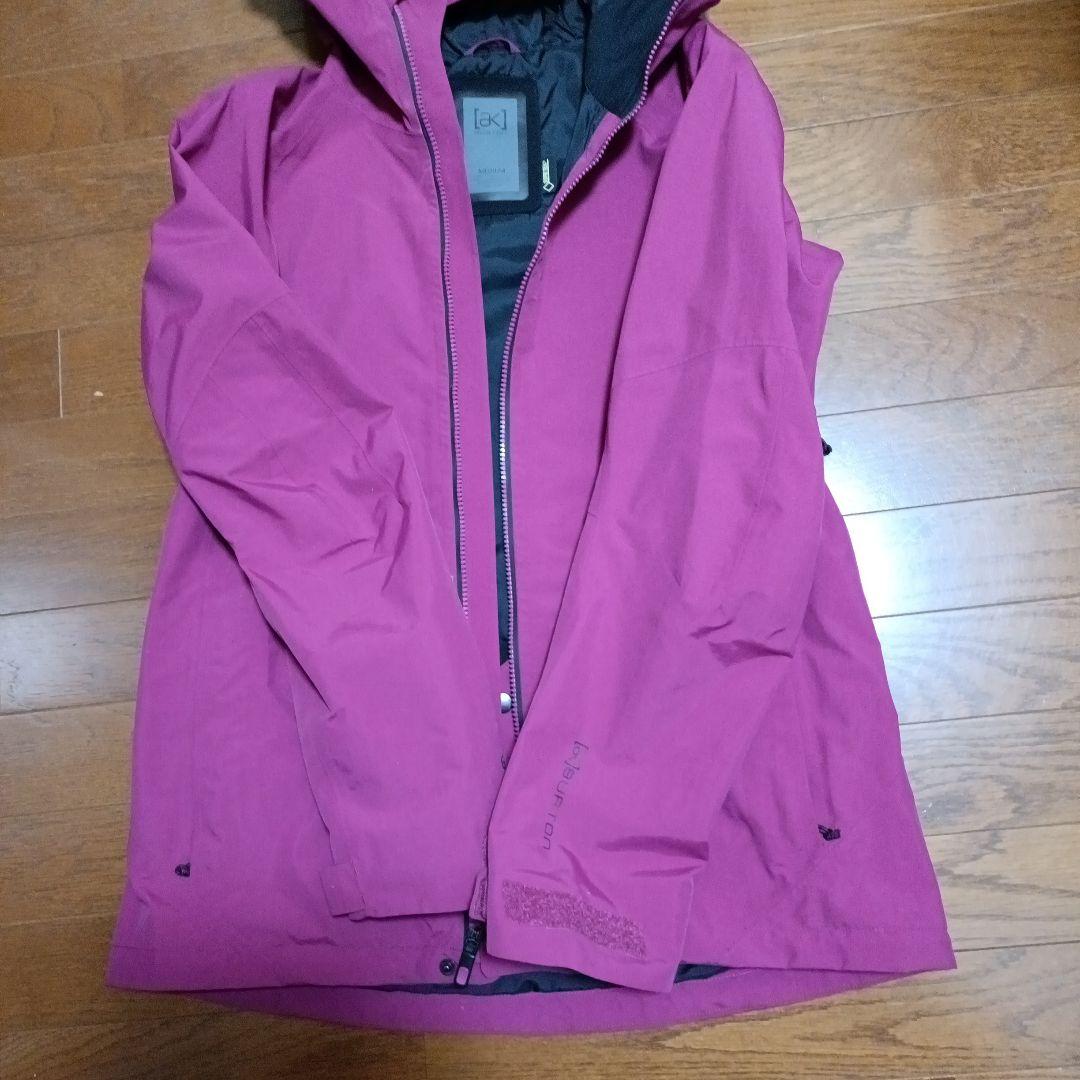 burton ak GORE-TEX スノボウェア ジャケット 赤紫　M