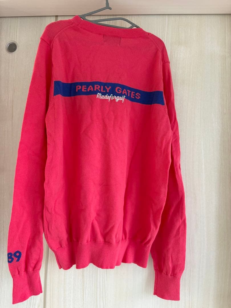 【新品タグあり】PEARLY GATES ピンク 長袖トレーナー