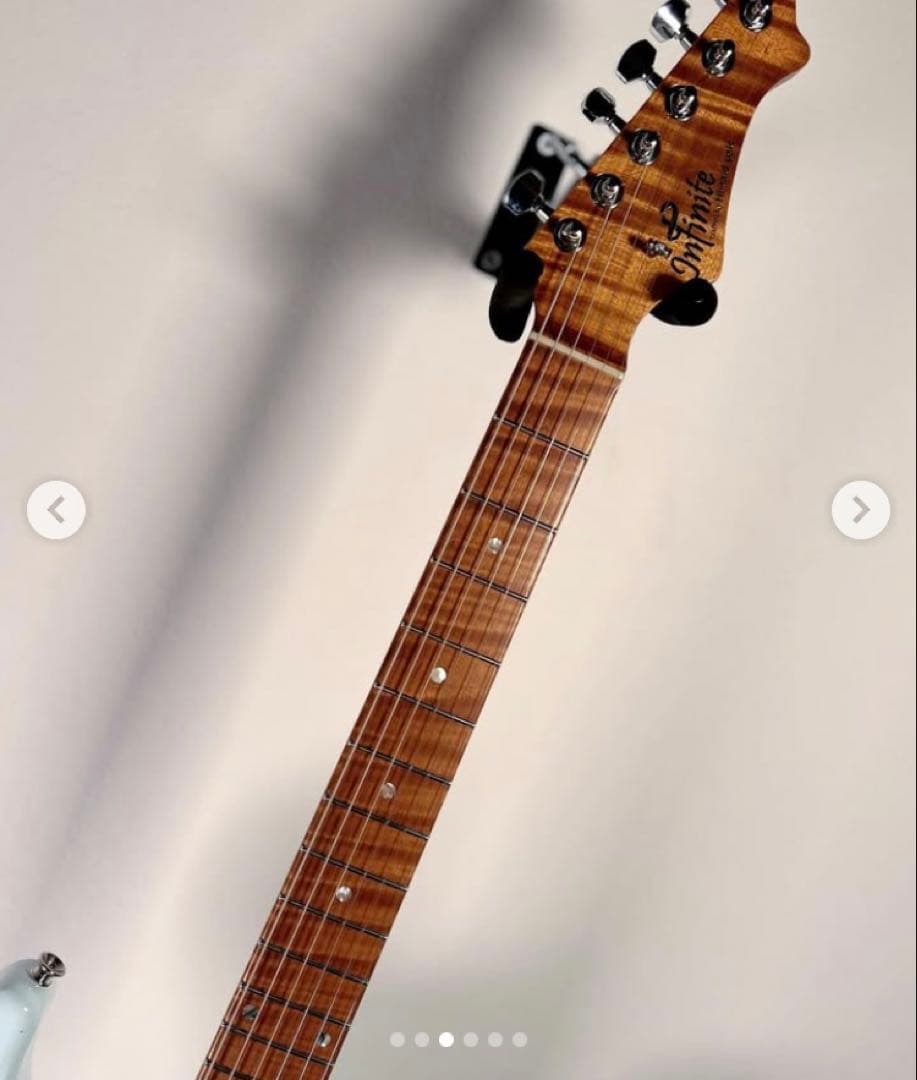 ギター infinite Trad ST Sonic Blue Heavy Aged