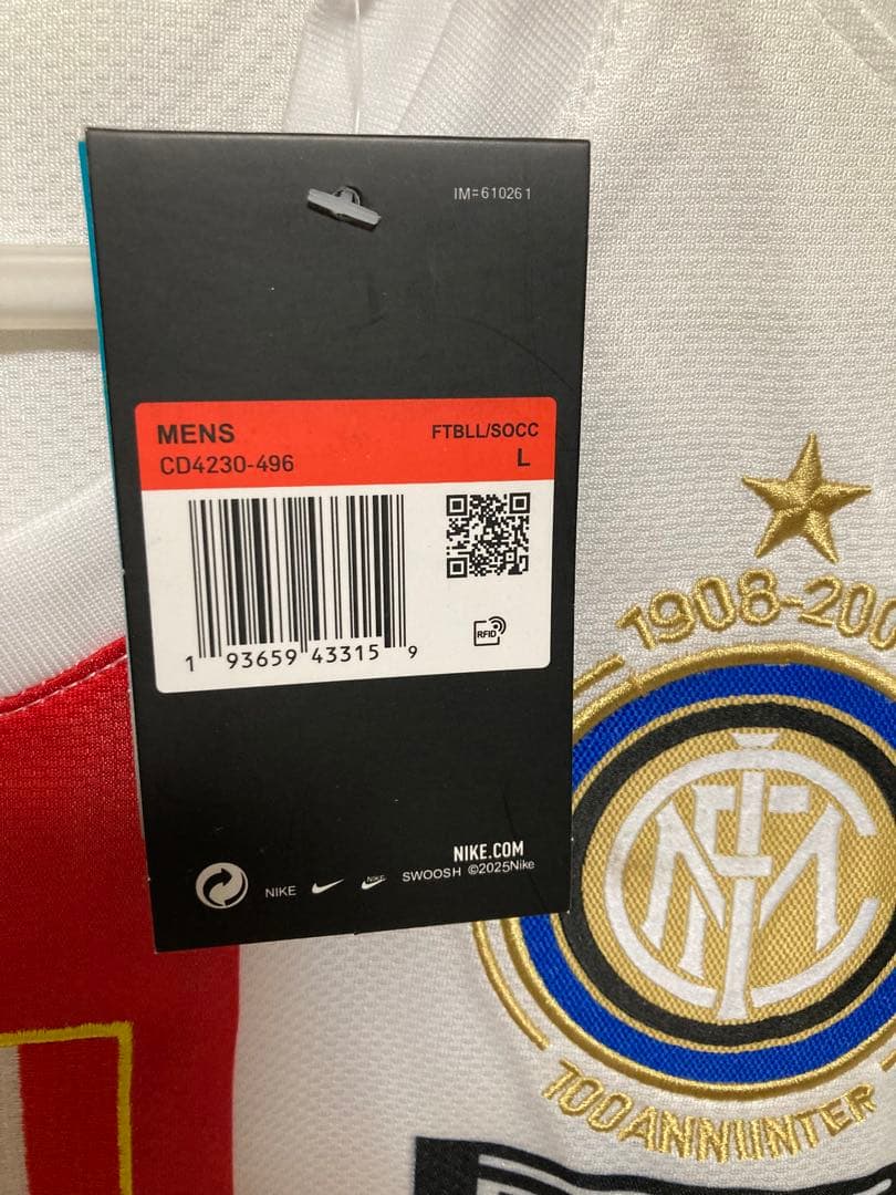 07-08 インテル100周年記念 イブラヒモビッチ ユニフォーム