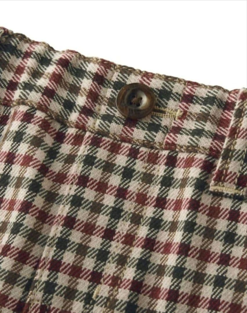 新品未使用タグ付き☆ミキハウス　チェック柄パンツ　１１０サイズ　フォーマル