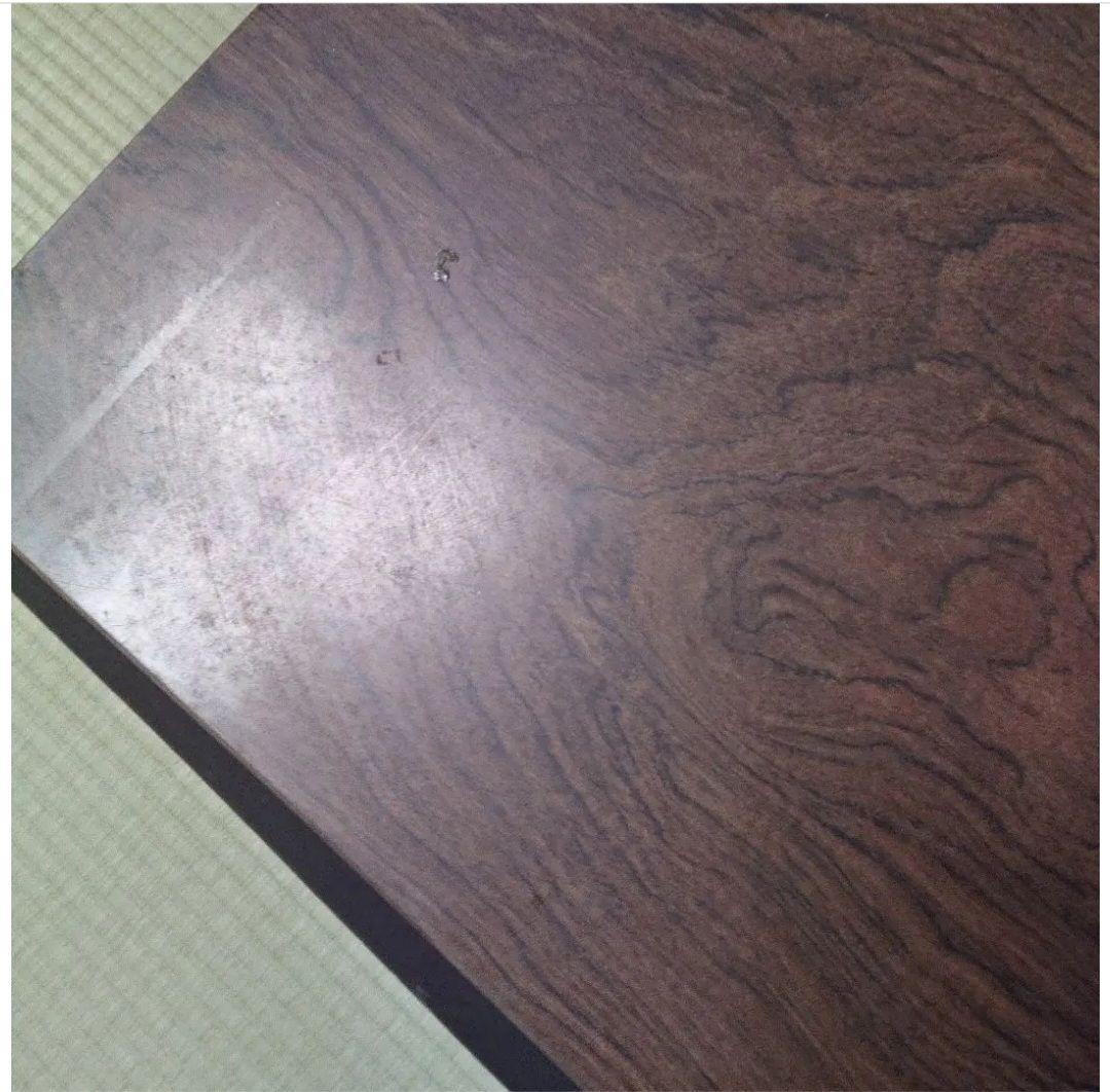 昭和レトロ/1950年代物】ちゃぶ台 折り畳み ローテーブル焦げ茶色 大きい