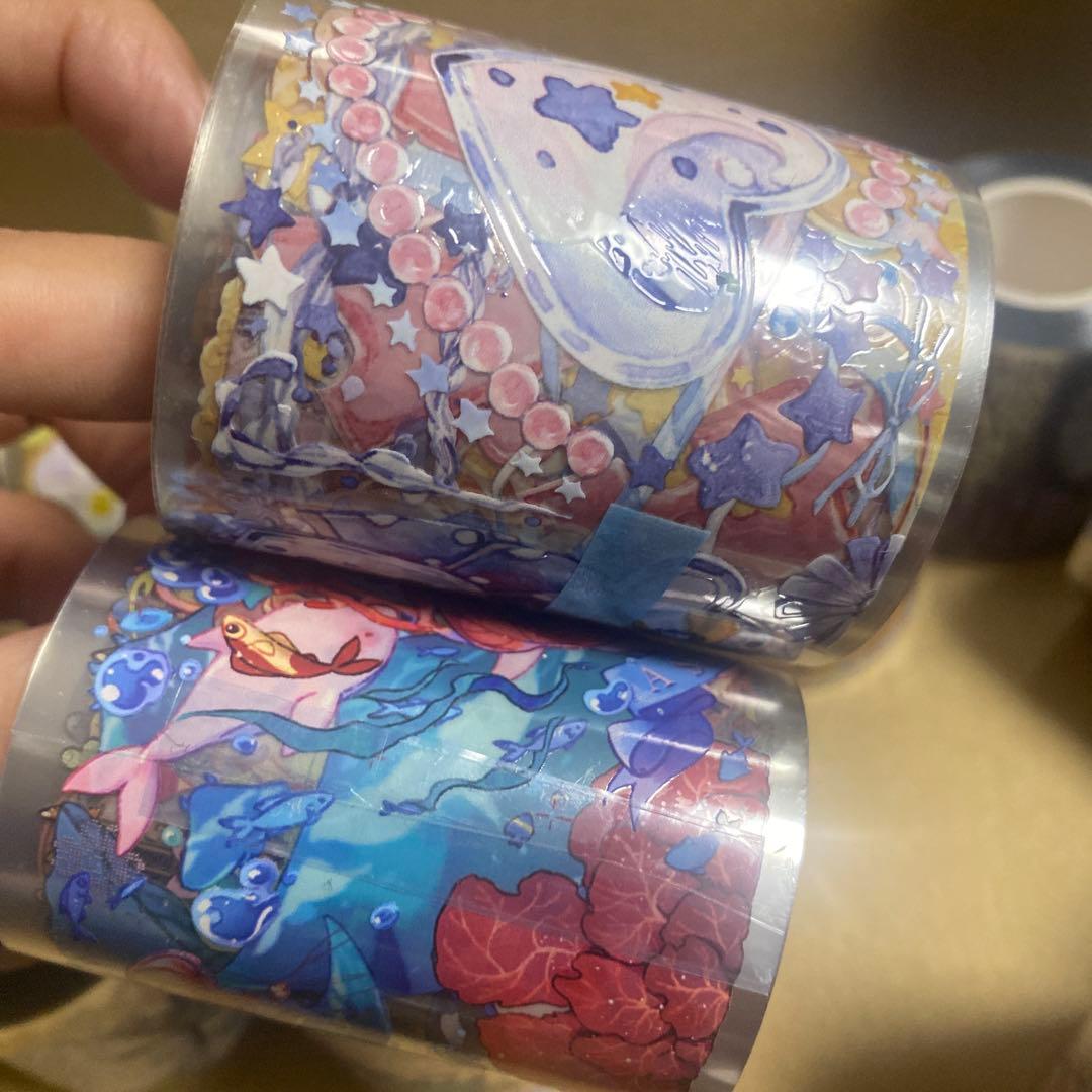 マスキングテープ 人物マステ 中古セット PET まと