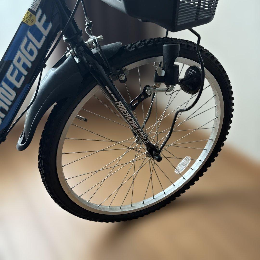 アメリカンイーグル 自転車 ブルー 24インチ