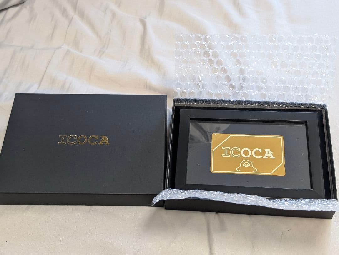 新品 黄金のICOCA J-WESTゴールドカード会員限定