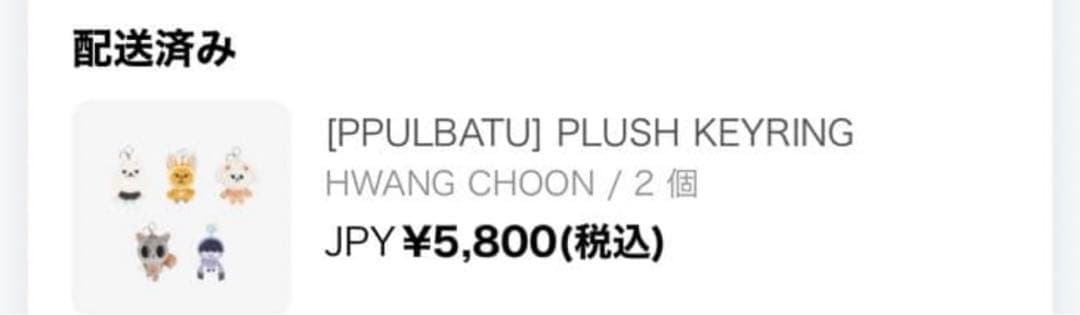 PPULBATU プルバトゥ キーリング ファンチュン txt ヨンジュン　初期