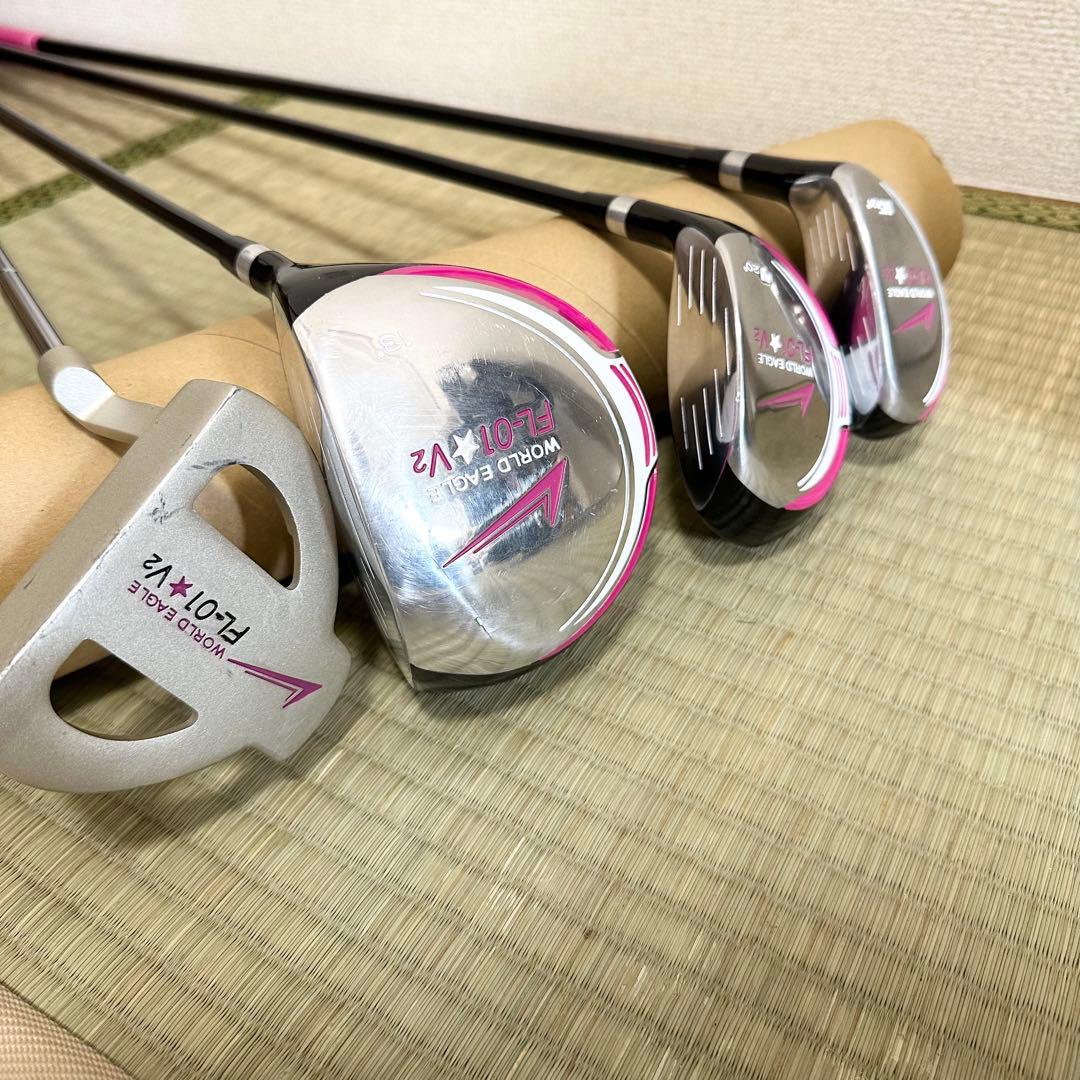 WORLD EAGLE レディース ゴルフクラブ 10本セット FL-01 V2