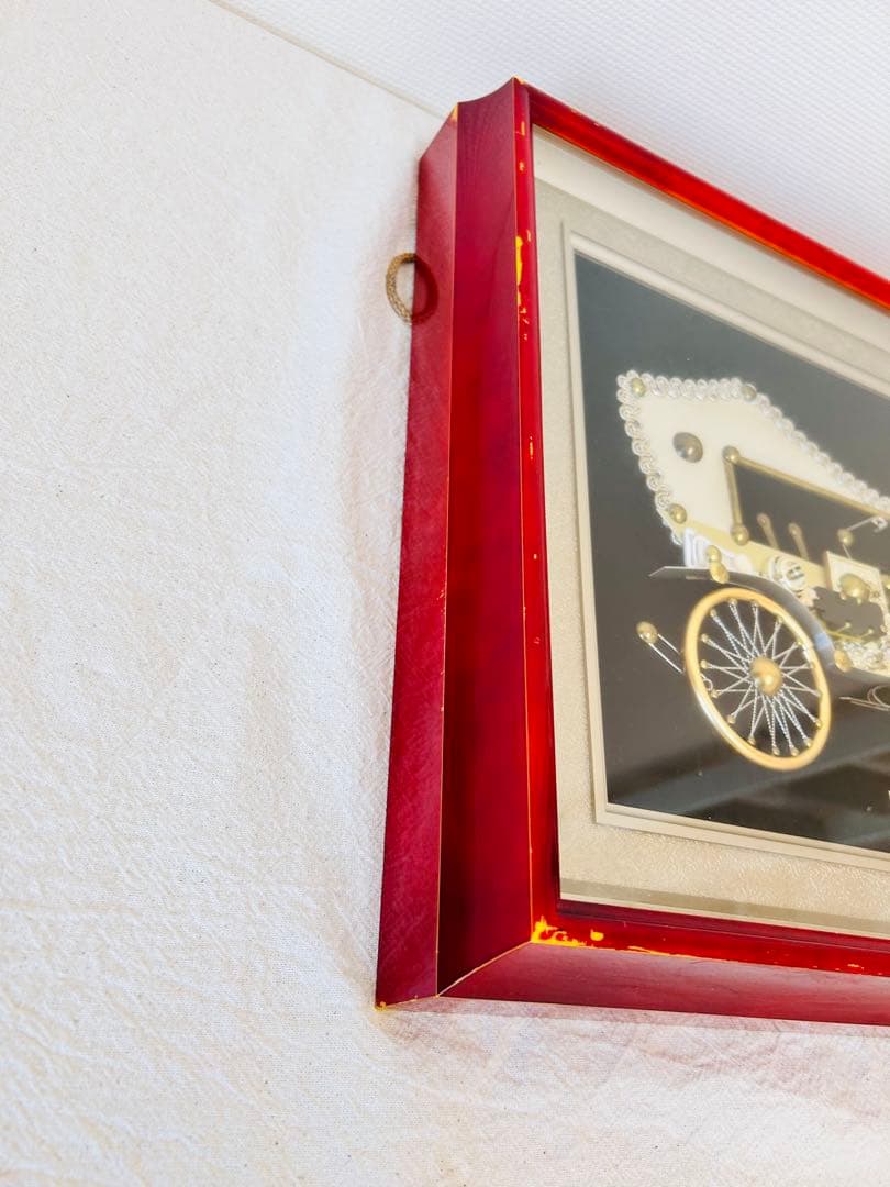 131 CITIZEN 壁掛け時計 メルセデス 1903 立体 額縁