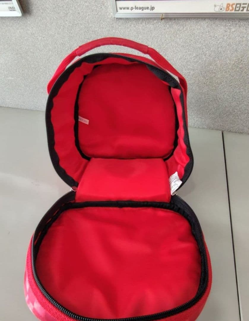 ストーム3ボールバッグ赤　耐熱バッグ3個、アクセサリーバッグ、シングルバッグ