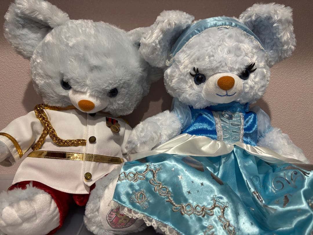 ユニベア　シンデレラ&チャーミング2体　ディズニー
