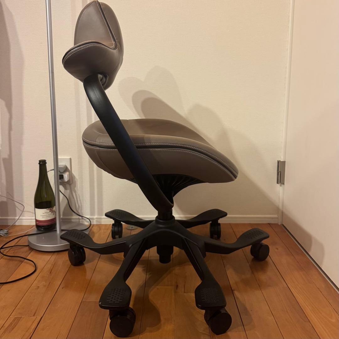 矯正用品・補助ベルト iPole7 Wooridul Chair Natural Leather