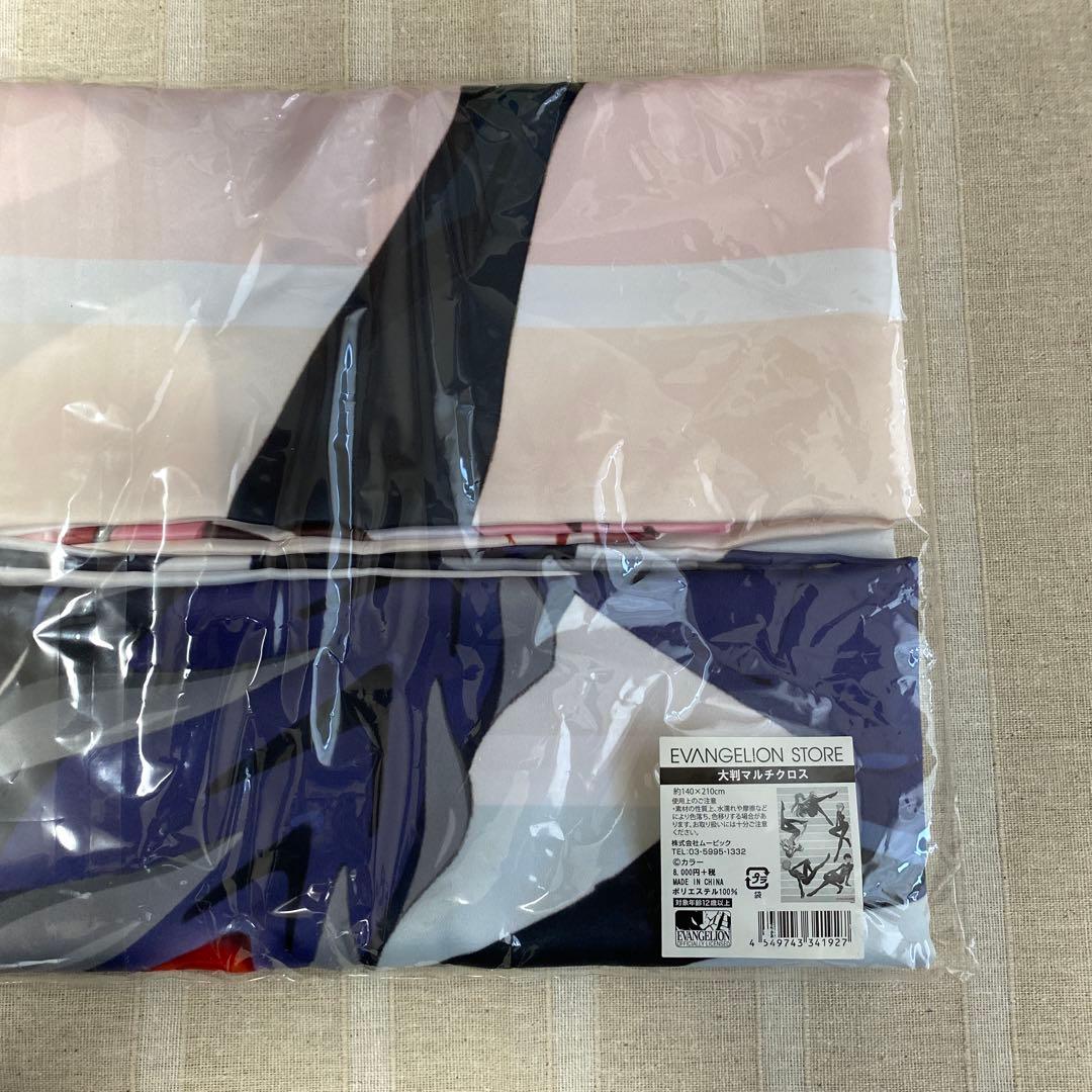 匿名配送 エヴァンゲリオンストア 大判マルチクロス ラジオエヴァ缶バッジ 3点