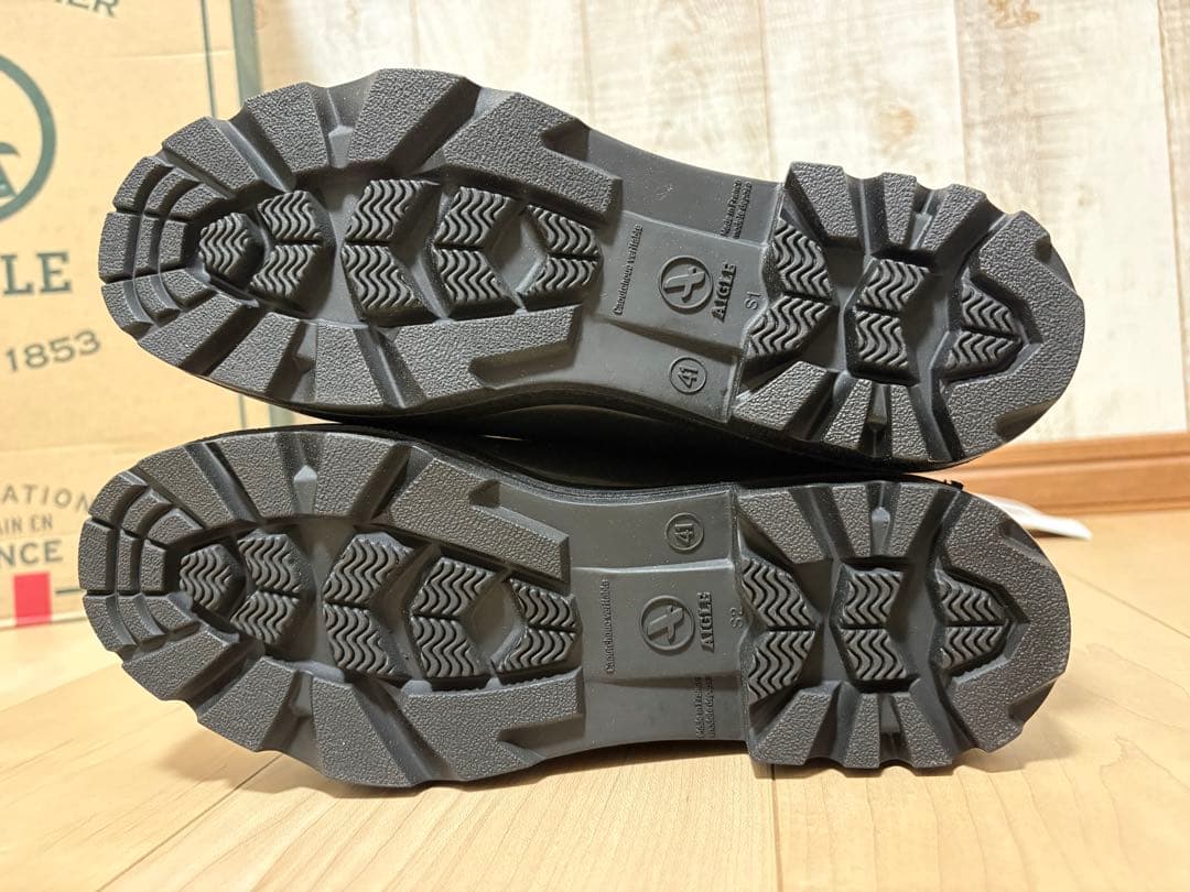 25.5〜26㎝☆新品 AIGLEレインブーツ41 エーグルラバーブーツ 長靴