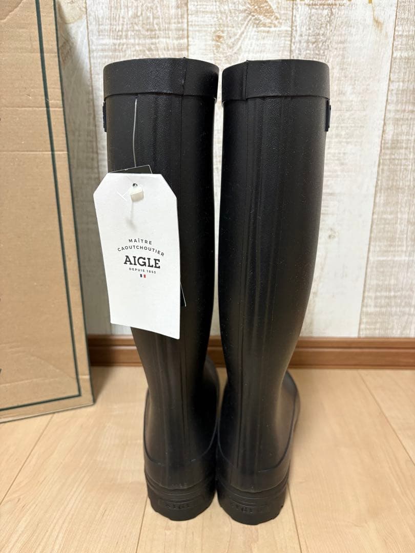 25.5〜26㎝☆新品 AIGLEレインブーツ41 エーグルラバーブーツ 長靴