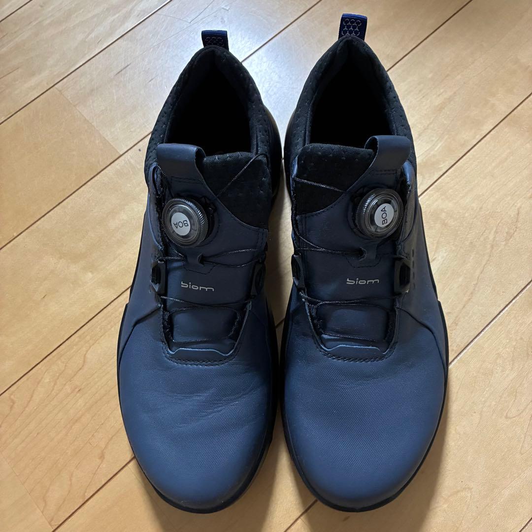 ゴルフシューズ ecco 27.5㌢ ネイビー